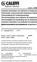 CALEFFI 202000 Manual