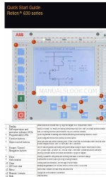 ABB Relion 630 Series Quick Start Manual