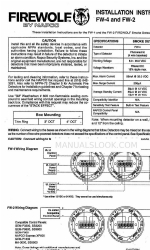 FIREWOLF FW-2 Instrucciones de instalación