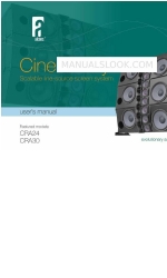 Alcons Cinemarray CRA24 Manual del usuario