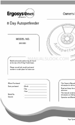 Ergo Systems 20008D Manuale d'uso