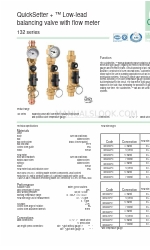 CALEFFI QuickSetter+ 132638AFC 사용자 설명서