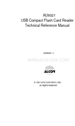 Alcor AU9321 Manuale di riferimento tecnico