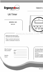 Ergo Systems 2000U8 Benutzerhandbuch