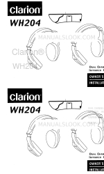 Clarion WH204 Manual do proprietário e manual de instalação