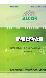 Alcor Micro AU6475 Manuale di riferimento tecnico