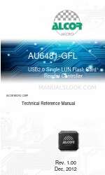 Alcor Micro AU6481-GFL Technical Reference Manual