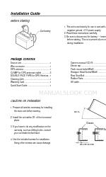 Clarion NX302E Manuel d'installation