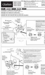 Clarion SRG1623S Installation/Wire Connection Manual