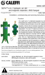 CALEFFI 5495 SEP4 Інструкції з монтажу, введення в експлуатацію та обслуговування