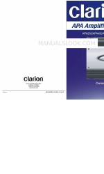 Clarion APA2001  APA2001 APA2001 オーナーズ＆インストレーション・マニュアル