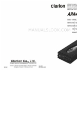 Clarion APA4320 Operation And Installation Manual