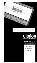 Clarion DPX1001.2 Kullanım ve Kurulum Kılavuzu