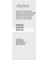 Clarion XR2120 Manual del usuario