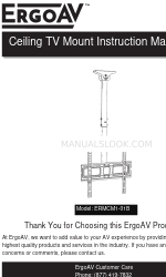 ErgoAV ERMCM1-01B Manual de instrucciones