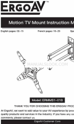 ErgoAV ERMMS1 -01 B Instruction Manual