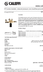 CALEFFI 574 series マニュアル