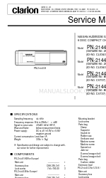 Clarion 28184-2F015 サービスマニュアル