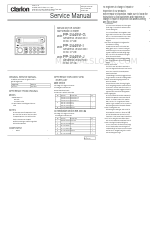 Clarion 28185 EA001 Service Manual