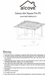 Alcove Camas 4ND74OMSL0010 조립 지침