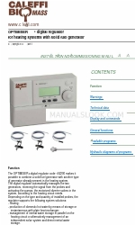 CALEFFI BIOMASS OPTIMISER 1522 Series 設置および試運転マニュアル