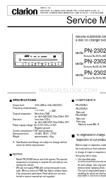 Clarion PN-2302N-A Servis Kılavuzu