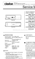 Clarion PN-2475F-B Servis Kılavuzu