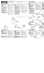 Clarion M109 Manual de instalación