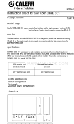 CALEFFI SATK50 Series Посібник із швидкого старту