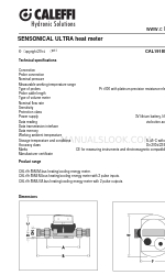 CALEFFI SENSONICAL ULTRA CAL19185MI Manual