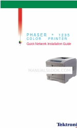 Xerox 1235/DX - Phaser Color Laser Printer Manual da rede