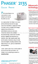 Xerox 2135N - Phaser Color Laser Printer Brochure