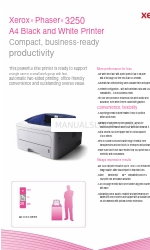 Xerox 3250DN - Phaser B/W Laser Printer Manual rápido