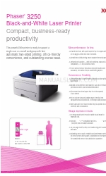 Xerox 3250DN - Phaser B/W Laser Printer Especificações