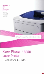 Xerox 3250DN - Phaser B/W Laser Printer Manuel de l'évaluateur