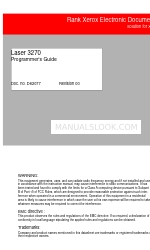 Xerox 3270 Manual del programador