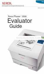 Xerox 3500DN - Phaser B/W Laser Printer Manuale del valutatore