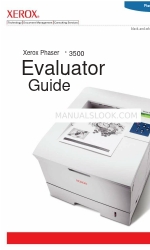 Xerox 3500DN - Phaser B/W Laser Printer Handbuch für Auswerter