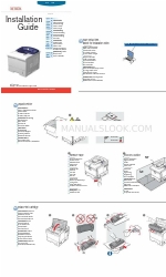 Xerox 3600B - Phaser B/W Laser Printer Installationshandbuch