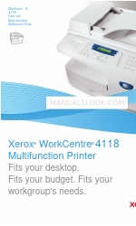 Xerox 4118P - WorkCentre B/W Laser Folleto y especificaciones