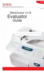 Xerox 4118P - WorkCentre B/W Laser Evaluator Manual