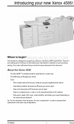 Xerox 4595 Maak kennis met