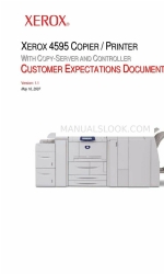 Xerox 4595 Документ об ожиданиях клиента