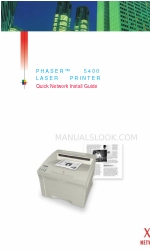 Xerox 5400DX - Phaser B/W Laser Printer Hızlı Kurulum Kılavuzu