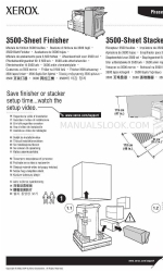 Xerox 5500DN - Phaser B/W Laser Printer Foglio di istruzioni