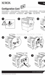 Xerox 5500DN - Phaser B/W Laser Printer Foglio di istruzioni