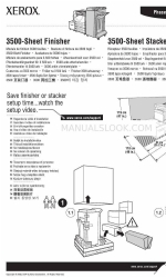 Xerox 5500DX - Phaser B/W Laser Printer Инструктивный лист