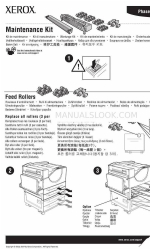 Xerox 5500DX - Phaser B/W Laser Printer Instruction Sheet