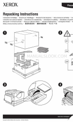 Xerox 5500DX - Phaser B/W Laser Printer Manuale di reimballaggio