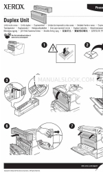 Xerox 5500DX - Phaser B/W Laser Printer Instruction Sheet